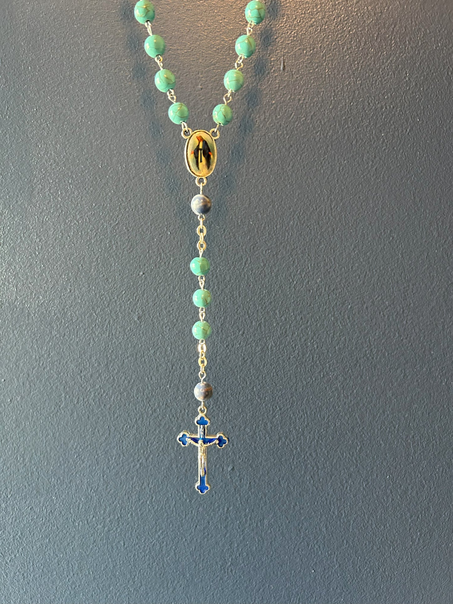 Our Lady Blue 5-Decade Rosary