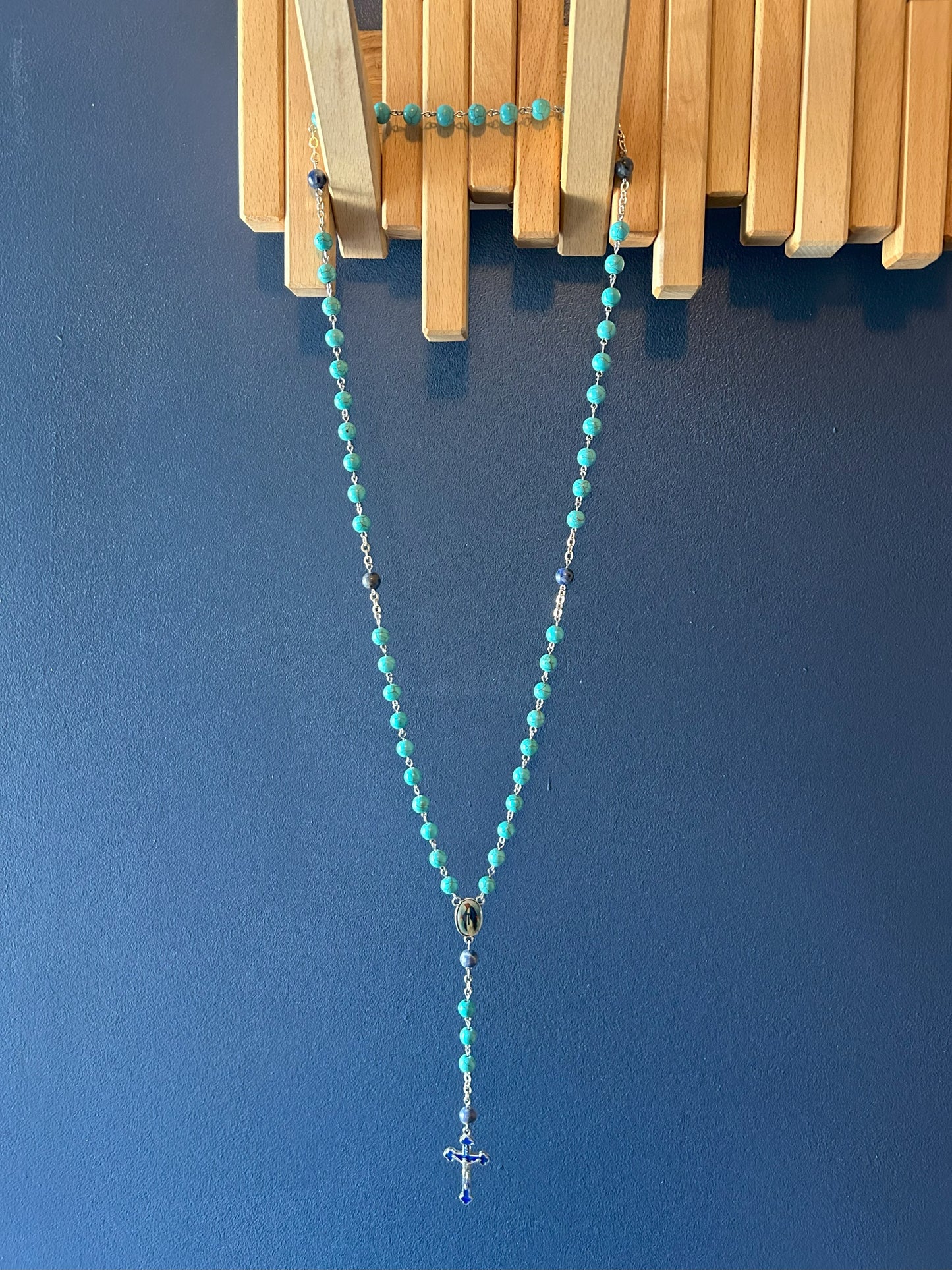 Our Lady Blue 5-Decade Rosary