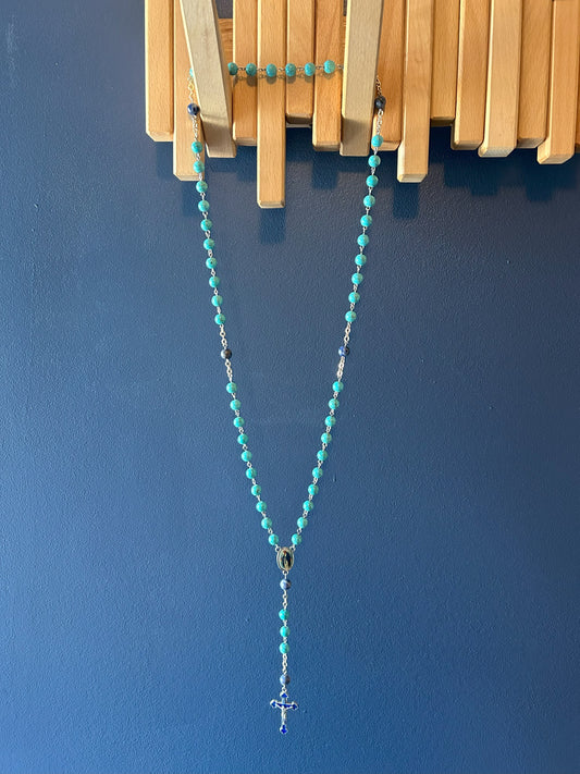 Our Lady Blue 5-Decade Rosary